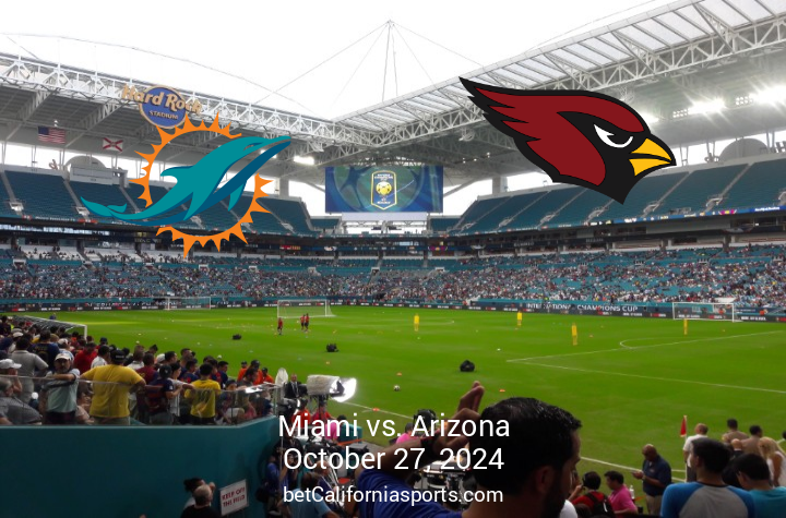 NFL Clash Miami Dolphins Host Arizona Cardinals on October 27 2024